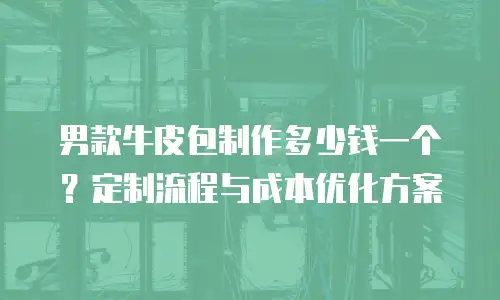 男款牛皮包制作多少钱一个？定制流程与成本优化方案