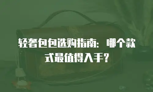 轻奢包包选购指南：哪个款式最值得入手？