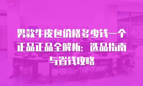 男款牛皮包价格多少钱一个正品正品全解析：选品指南与省钱攻略