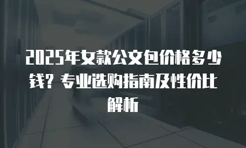 2025年女款公文包价格多少钱？专业选购指南及性价比解析