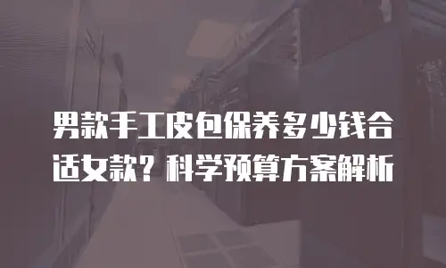 男款手工皮包保养多少钱合适女款？科学预算方案解析