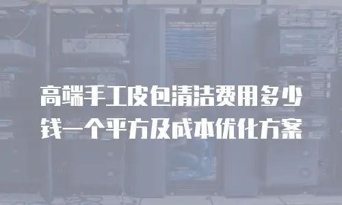 高端手工皮包清洁费用多少钱一个平方及成本优化方案