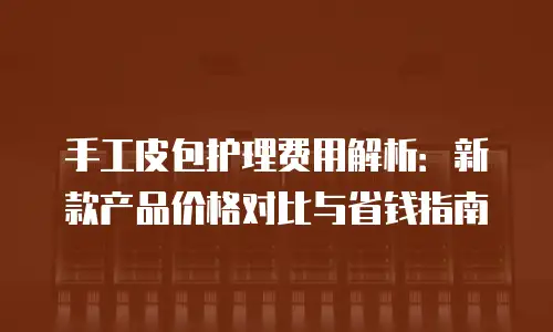 手工皮包护理费用解析：新款产品价格对比与省钱指南