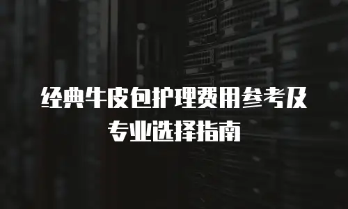 经典牛皮包护理费用参考及专业选择指南