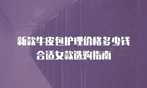 新款牛皮包护理价格多少钱合适女款选购指南