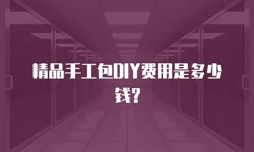 精品手工包DIY费用是多少钱？