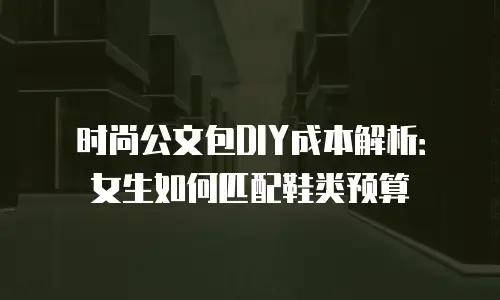 时尚公文包DIY成本解析：女生如何匹配鞋类预算
