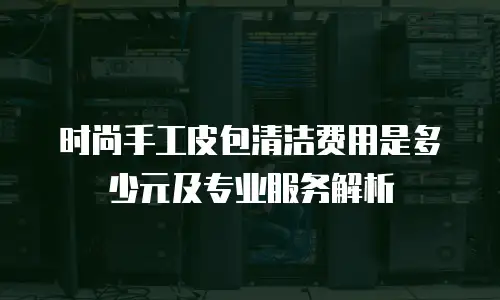 时尚手工皮包清洁费用是多少元及专业服务解析