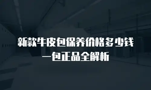 新款牛皮包保养价格多少钱一包正品全解析