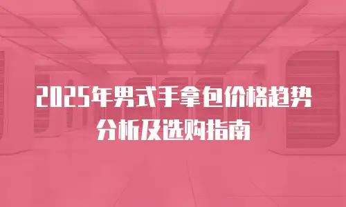 2025年男式手拿包价格趋势分析及选购指南