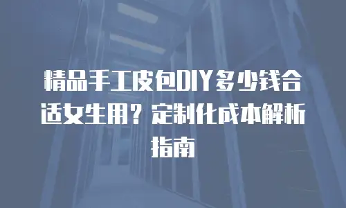精品手工皮包DIY多少钱合适女生用？定制化成本解析指南