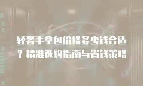 轻奢手拿包价格多少钱合适？精准选购指南与省钱策略