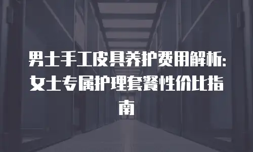 男士手工皮具养护费用解析：女士专属护理套餐性价比指南