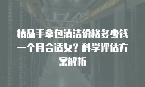 精品手拿包清洁价格多少钱一个月合适女？科学评估方案解析