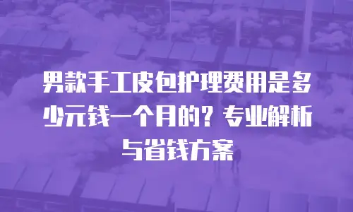 男款手工皮包护理费用是多少元钱一个月的？专业解析与省钱方案