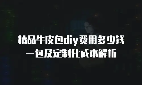 精品牛皮包diy费用多少钱一包及定制化成本解析