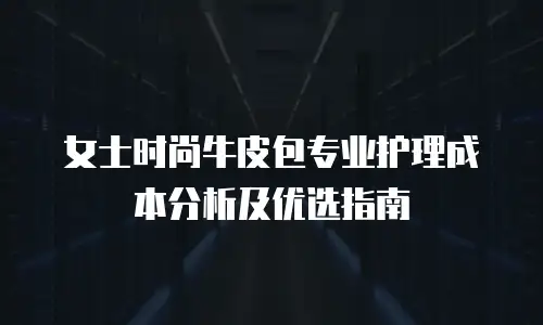 女士时尚牛皮包专业护理成本分析及优选指南