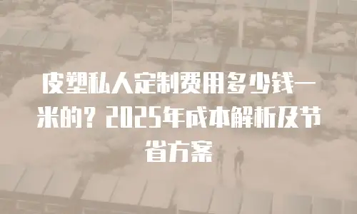 皮塑私人定制费用多少钱一米的？2025年成本解析及节省方案