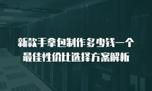 新款手拿包制作多少钱一个 最佳性价比选择方案解析