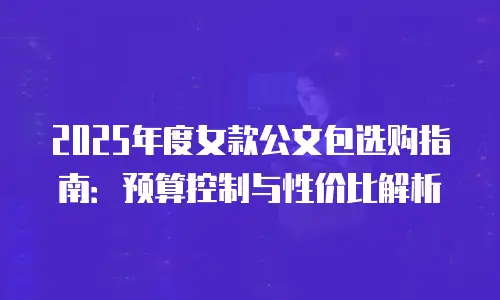 2025年度女款公文包选购指南：预算控制与性价比解析