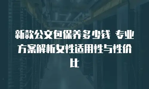新款公文包保养多少钱 专业方案解析女性适用性与性价比