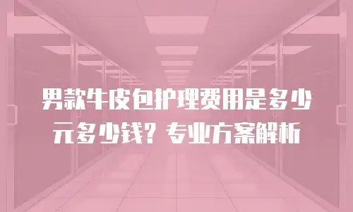 男款牛皮包护理费用是多少元多少钱？专业方案解析