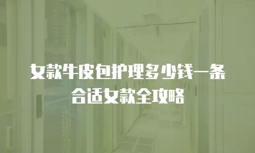 女款牛皮包护理多少钱一条合适女款全攻略