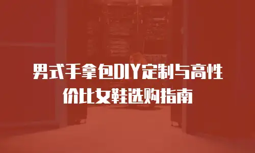 男式手拿包DIY定制与高性价比女鞋选购指南