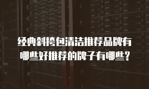 经典斜挎包清洁推荐品牌有哪些好推荐的牌子有哪些?