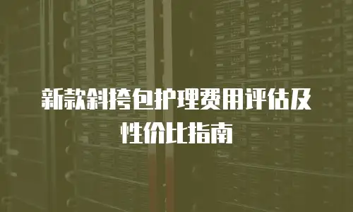 新款斜挎包护理费用评估及性价比指南