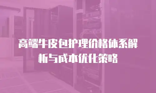 高端牛皮包护理价格体系解析与成本优化策略