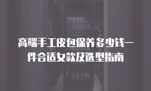 高端手工皮包保养多少钱一件合适女款及选型指南