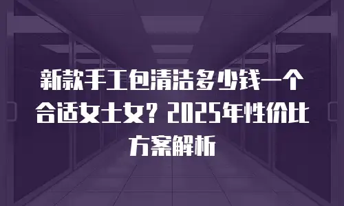 新款手工包清洁多少钱一个合适女士女？2025年性价比方案解析