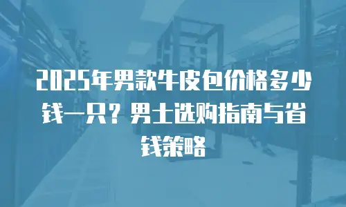 2025年男款牛皮包价格多少钱一只？男士选购指南与省钱策略