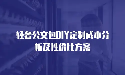 轻奢公文包DIY定制成本分析及性价比方案