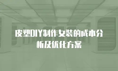 皮塑DIY制作女装的成本分析及优化方案