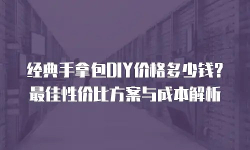 经典手拿包DIY价格多少钱？最佳性价比方案与成本解析