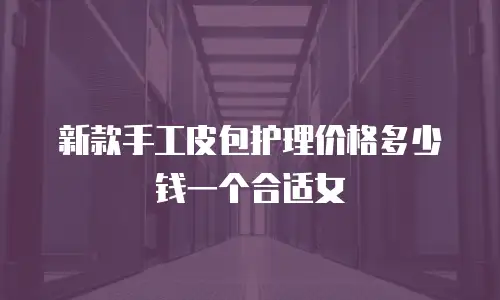 新款手工皮包护理价格多少钱一个合适女