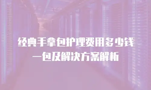 经典手拿包护理费用多少钱一包及解决方案解析