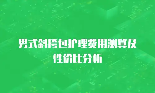 男式斜挎包护理费用测算及性价比分析
