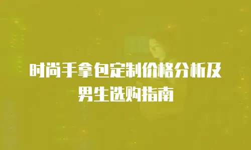 时尚手拿包定制价格分析及男生选购指南
