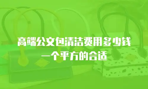 高端公文包清洁费用多少钱一个平方的合适