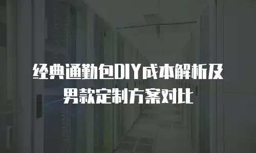 经典通勤包DIY成本解析及男款定制方案对比