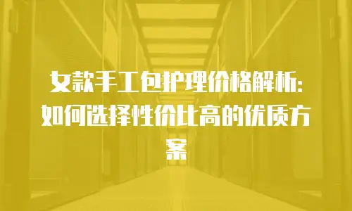 女款手工包护理价格解析：如何选择性价比高的优质方案