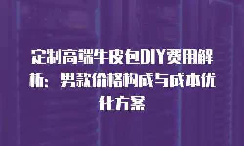 定制高端牛皮包DIY费用解析：男款价格构成与成本优化方案