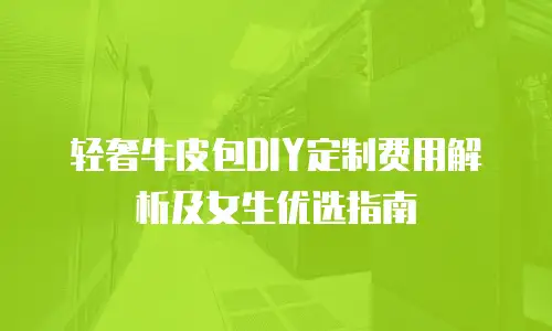 轻奢牛皮包DIY定制费用解析及女生优选指南
