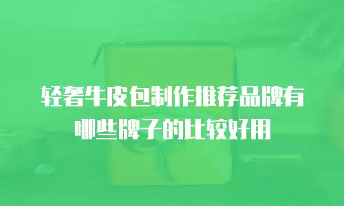 轻奢牛皮包制作推荐品牌有哪些牌子的比较好用