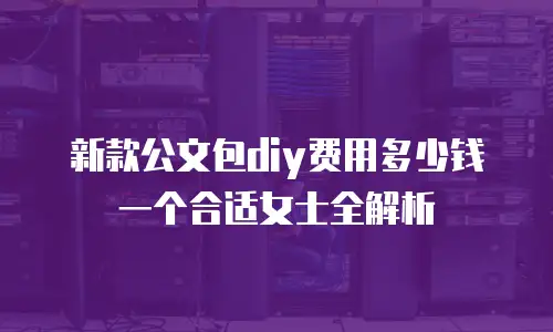 新款公文包diy费用多少钱一个合适女士全解析