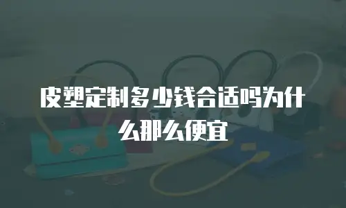 皮塑定制多少钱合适吗为什么那么便宜
