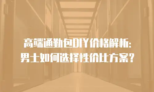 高端通勤包DIY价格解析：男士如何选择性价比方案？